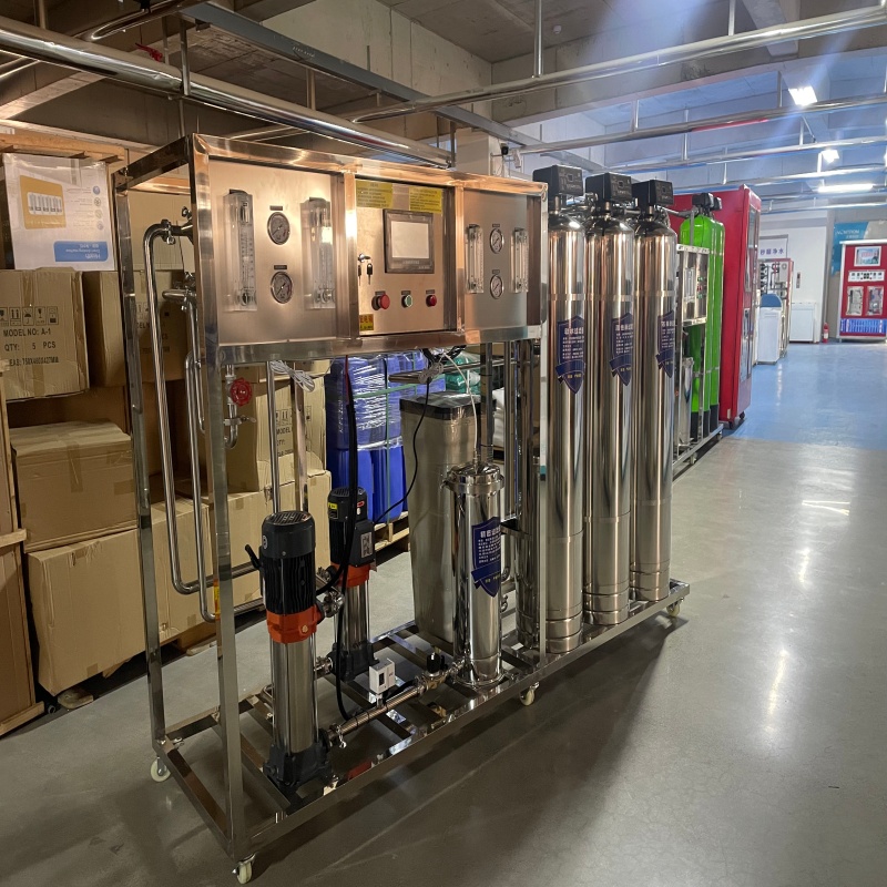 0.5 t/h full stainless steel two stage reverse osmosis (ro) water treatment system